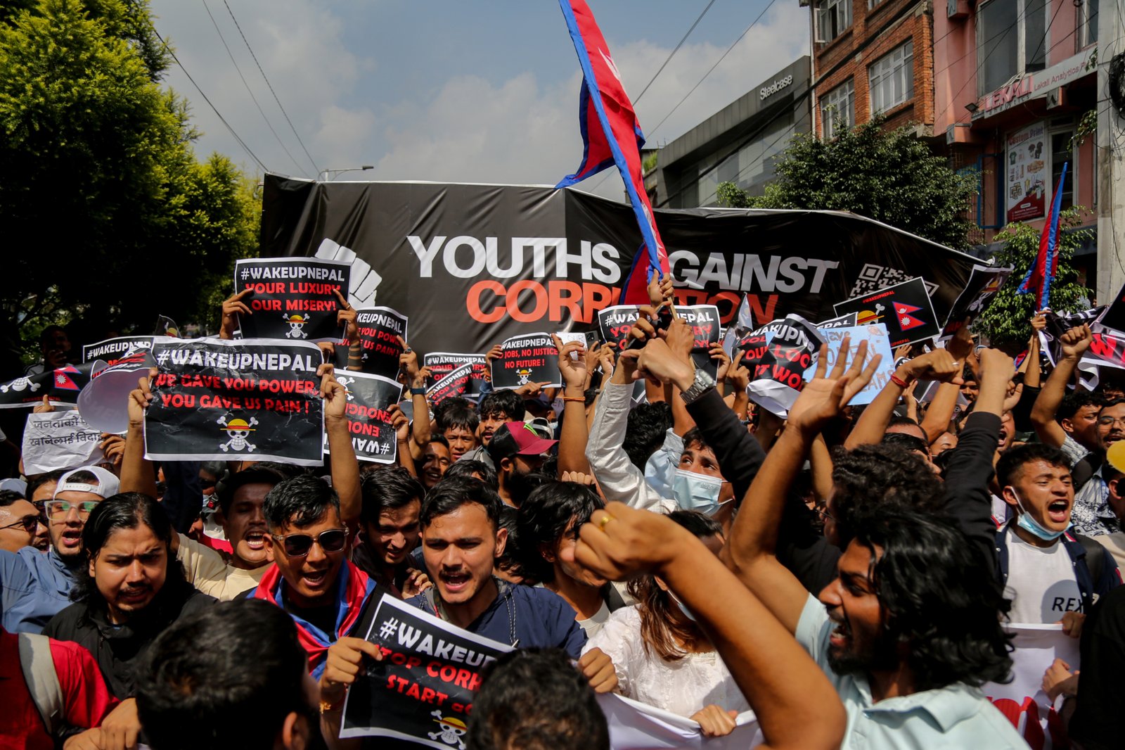 Anti-government protest in Kathmandu